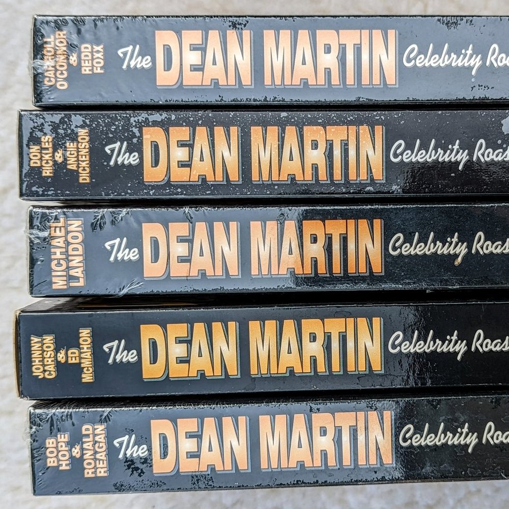 Dean Martin Celebrity vintage bundle of five (5) VHS tapes